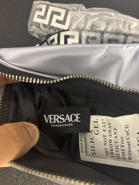 Borsetă Versace Jeans Couture argintie – stare excelentă
