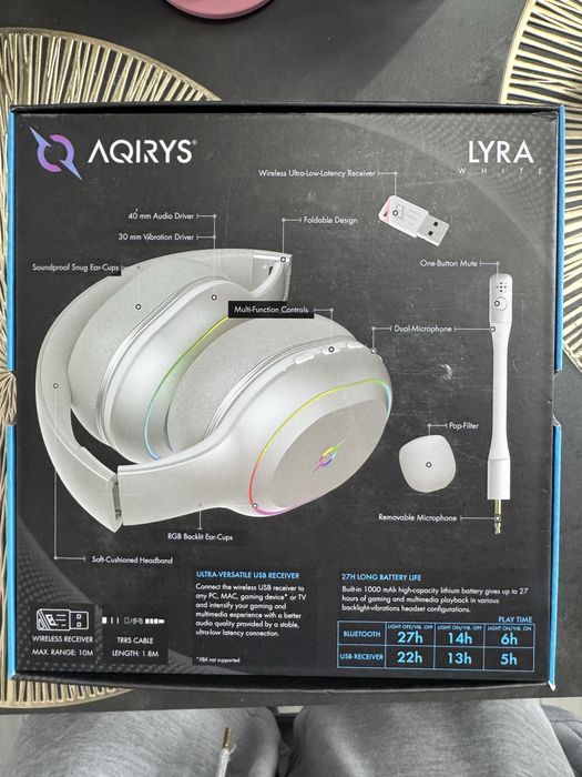 Casti Gaming WIRELESS Aqirys LYRA