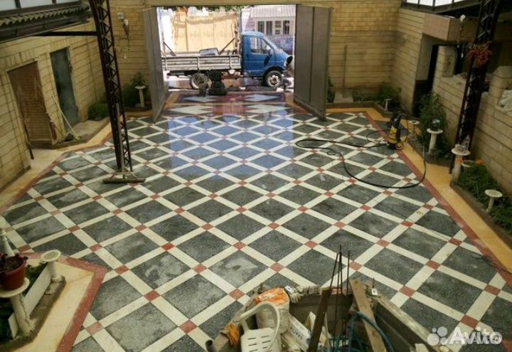 Мозаика пол хизматлари