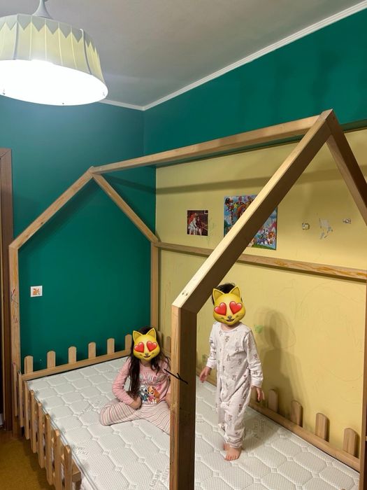 Cadru de pat Montessori cu saltea Dormeo