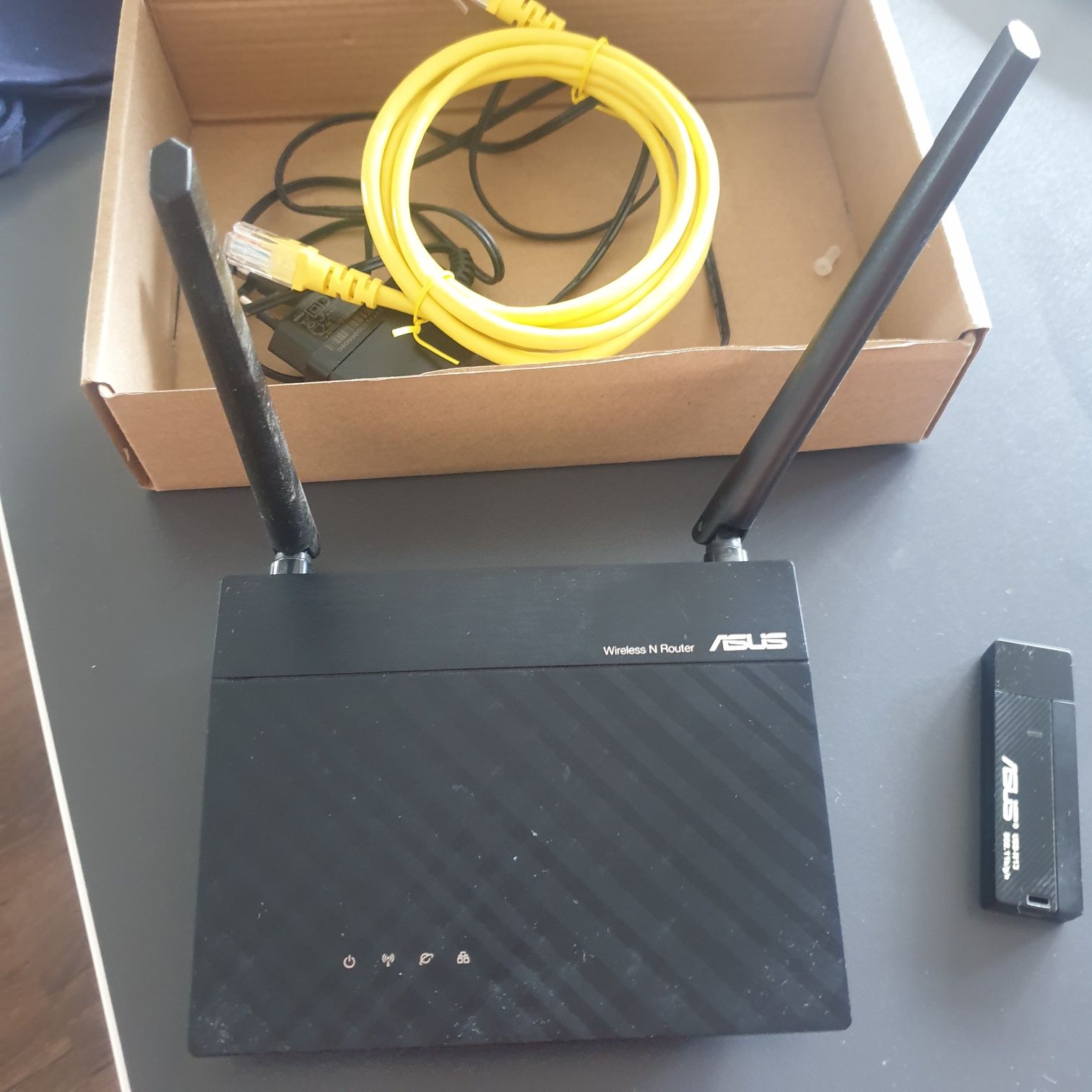 Router Wirless Asus + Placa de retea Wireless