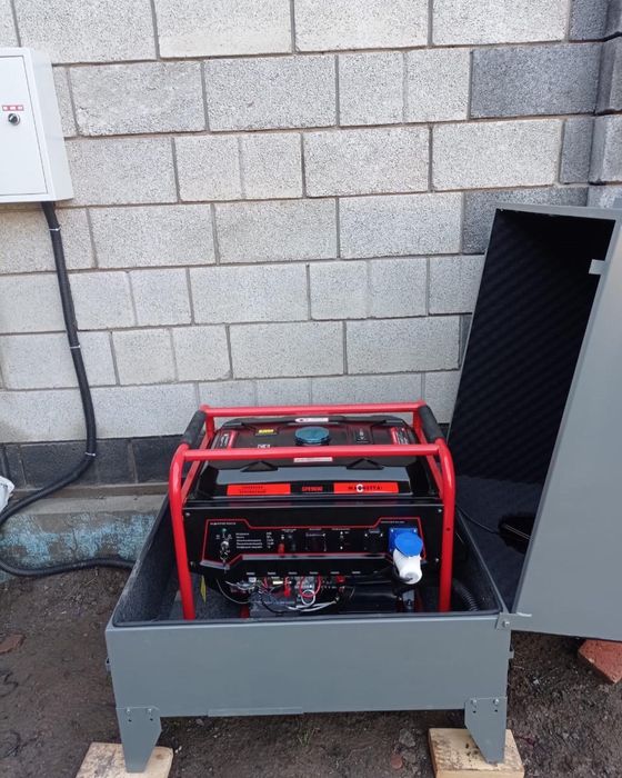 Короб для генератора. Шумоизоляционный корпус. Всесезонный кожух.