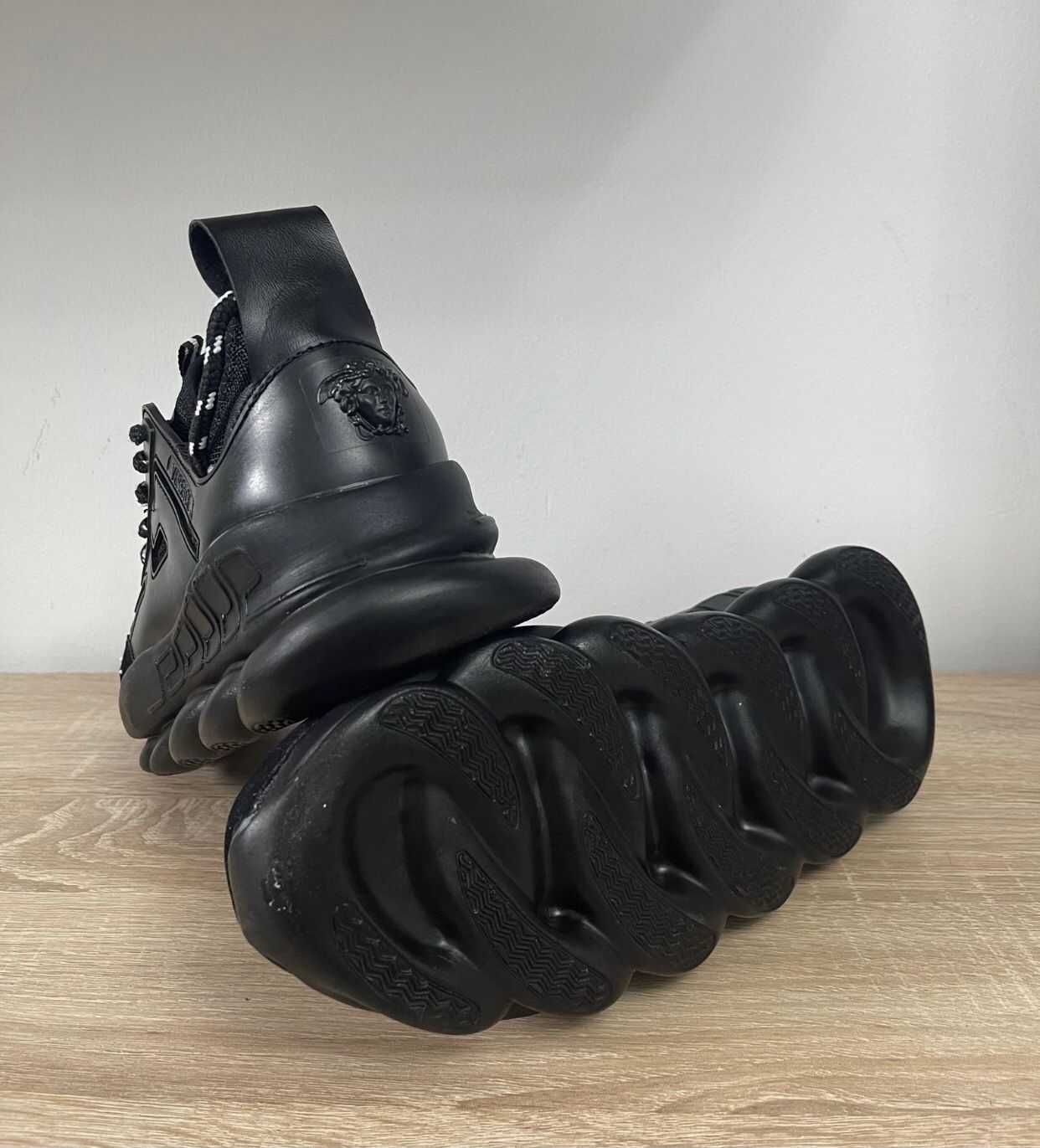 Adidasi unisex Versace Black Chain Reaction