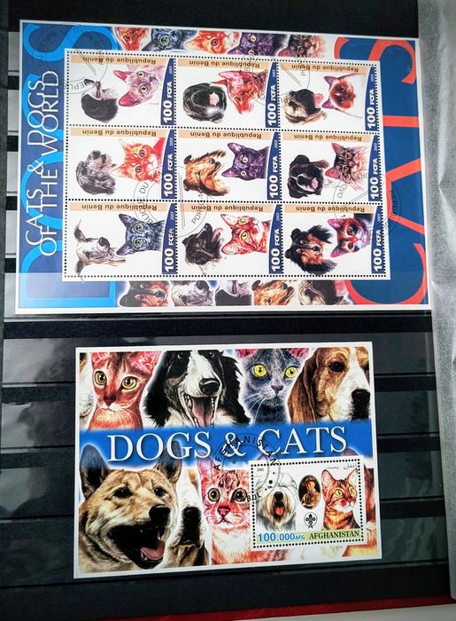 Clasor nou cu timbre deosebite animale