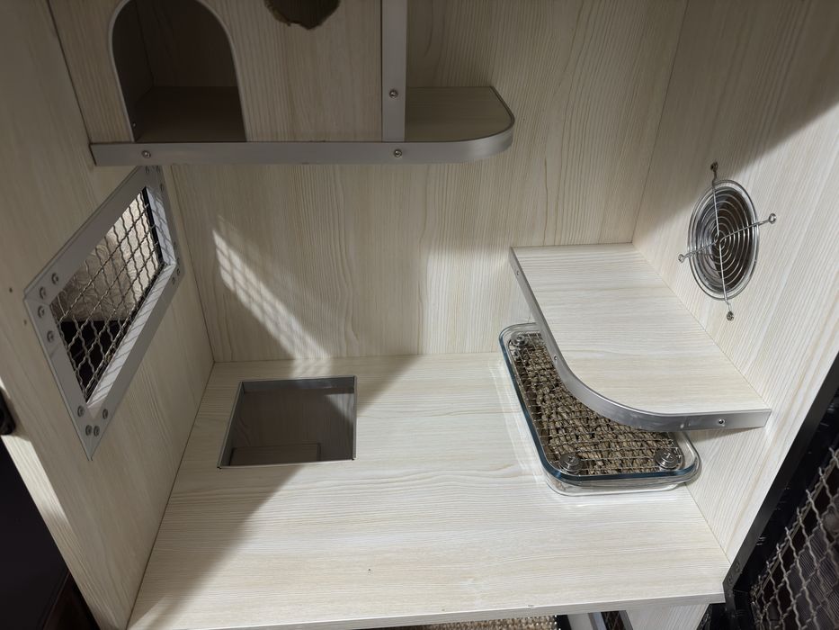 Клетка для шиншилл / витрина для шиншилл