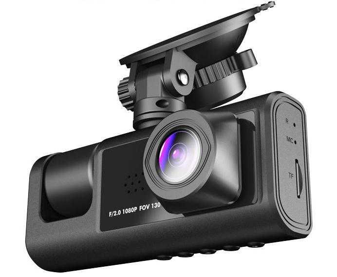 Camera Auto Tripla  TSS-S1, Full HD, Ecran LCD 2", Unghi de 170 grade