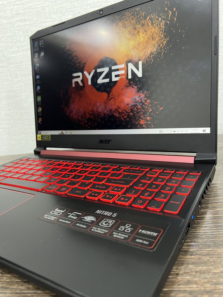 8-Ядерный Как Новый Acer Nitro Ryzen 5 (Intel Core i7) 11-Го Поколения