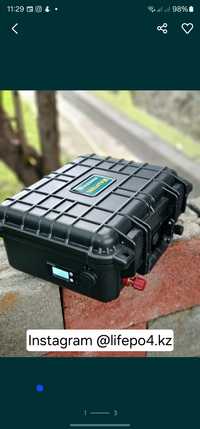 Lifepo4 Литий-железо фосфатный аккумулятор 12в 90Ah + ЗУ