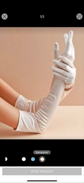 Vand rochie crem, nepurtata