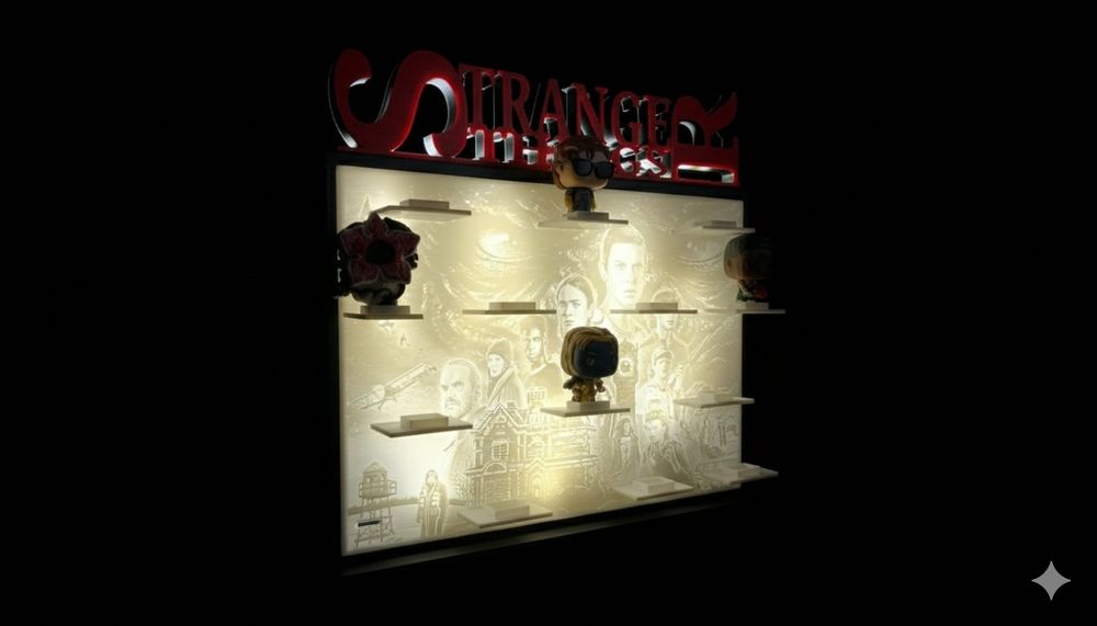 Suport Stranger things pop-funk figurine 3d