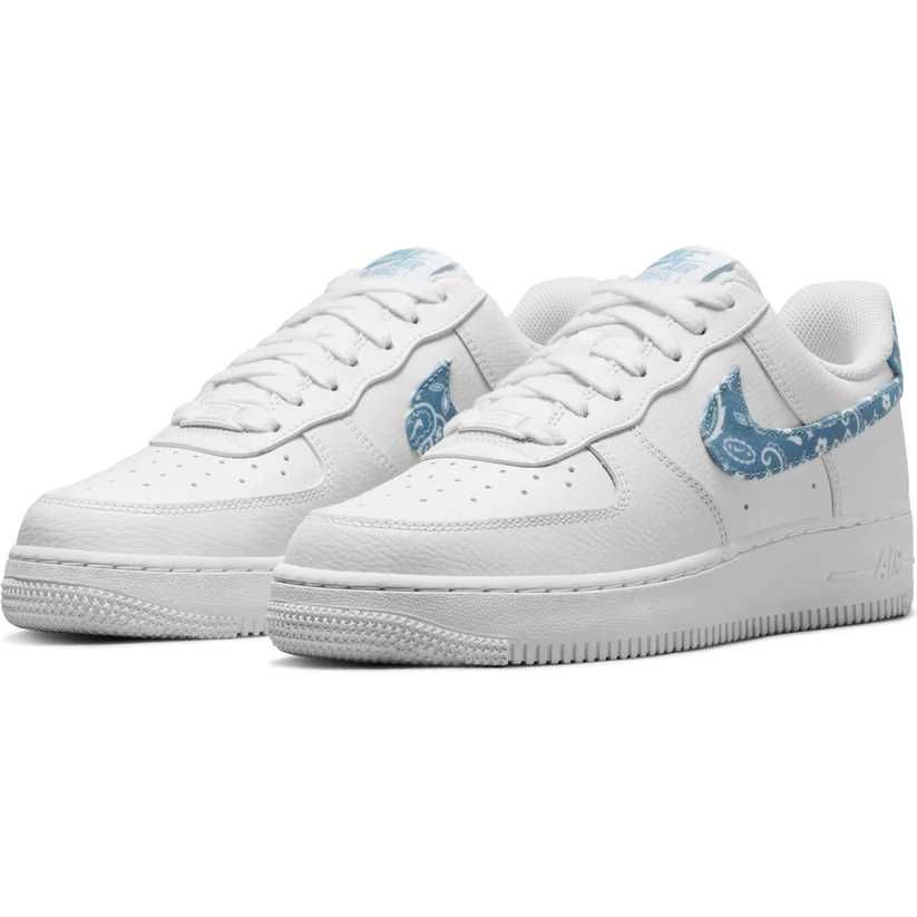 Nike Air Force 1 Low '07 Essential White Worn Blue Paisley (W)