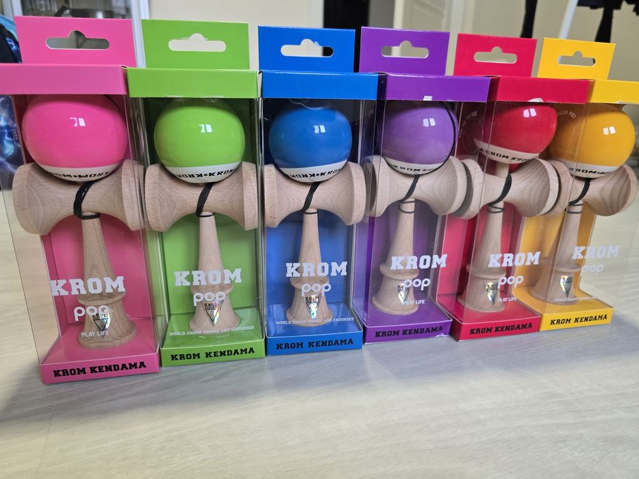 Kendama krom pop