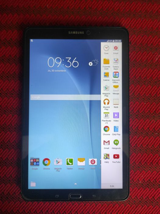 Tabletă Samsung, foarte bine întreținută, arată ca nouă