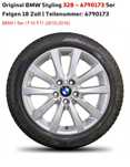 Jante BMW 18 style 328 originale cu anvelope vara