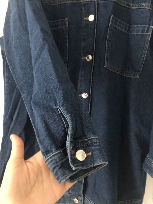 Jacheta de blugi noua, oversize, marimea L
