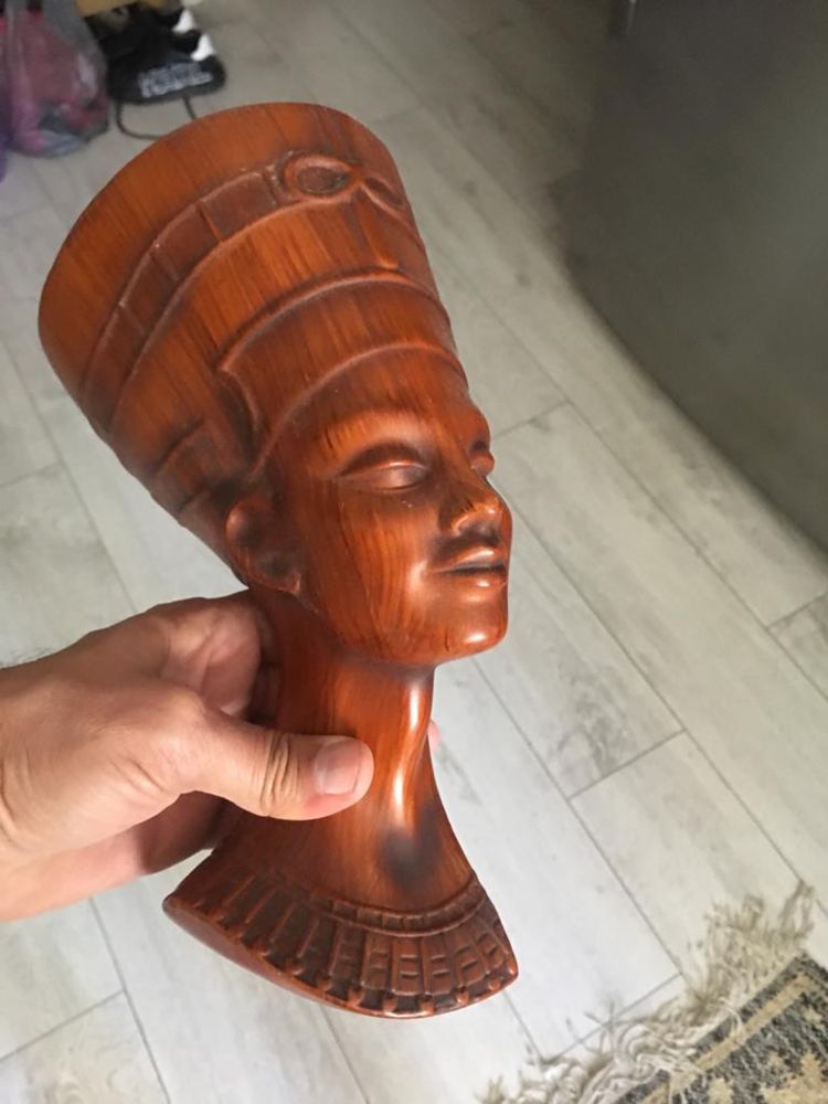 Masca vintage ceramica perete Nefertiti, Germany