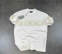 Нови мъжки тениски BALENCIAGA нови с етикети в бяло