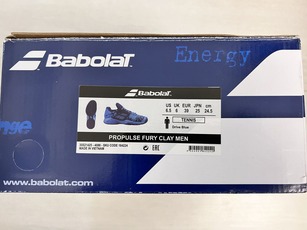 Babolat Propulse Fury Clay Blue