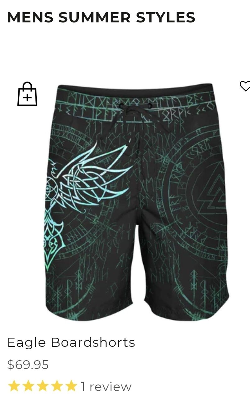 Pantaloni Lunafide Eagles boardshorts