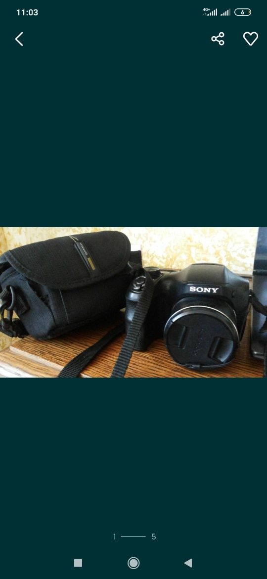 Продам фотоаппарат Sony DSC-H100 (16гб) в отличном состояние