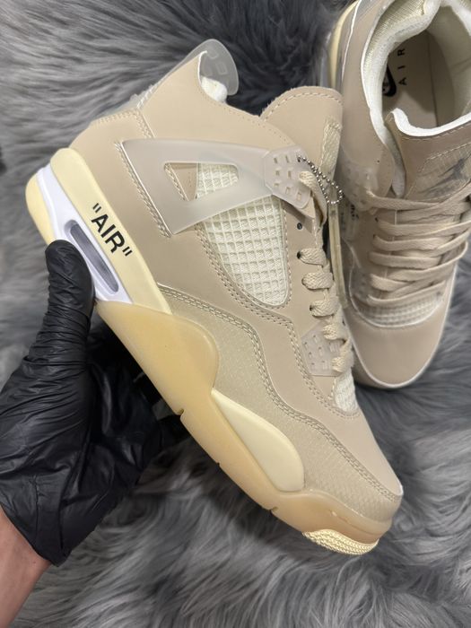 40-44 Jordan 4 Retro Sail Off White