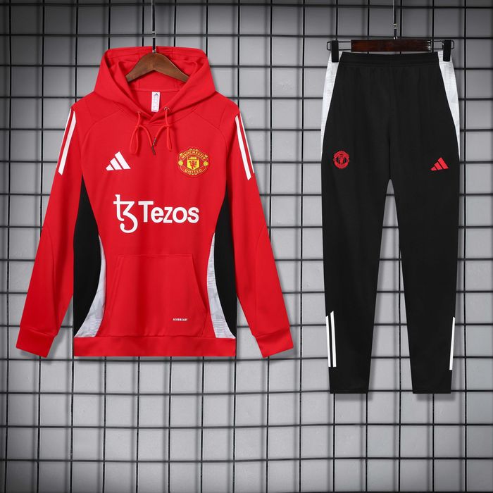 Trening cu gluga Adidas Manchester United model rar 24/25