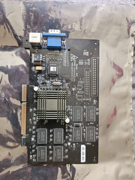 Placa video rara voodoo Banshee 16mb de la Quantum 3D Ravena funcional