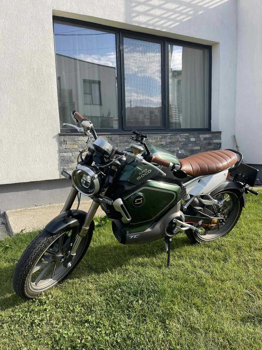 Motocicleta/scuter electric Super Soco TC 850km Permis Cat.B