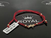 Bijuteria Royal: Bratara Șnur aur 14k/0.94 gr