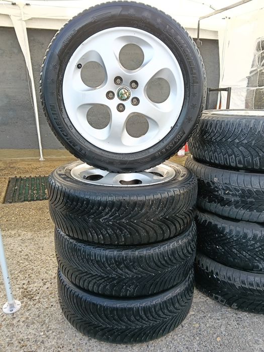 Jante 5x98+Anvelope 205/55/R16 Alfa Romeo 156-147