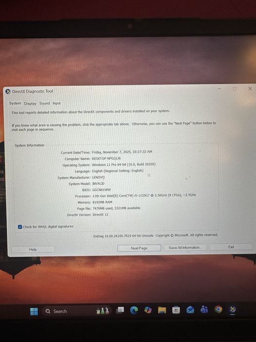 Laptop Lenovo Ideapad