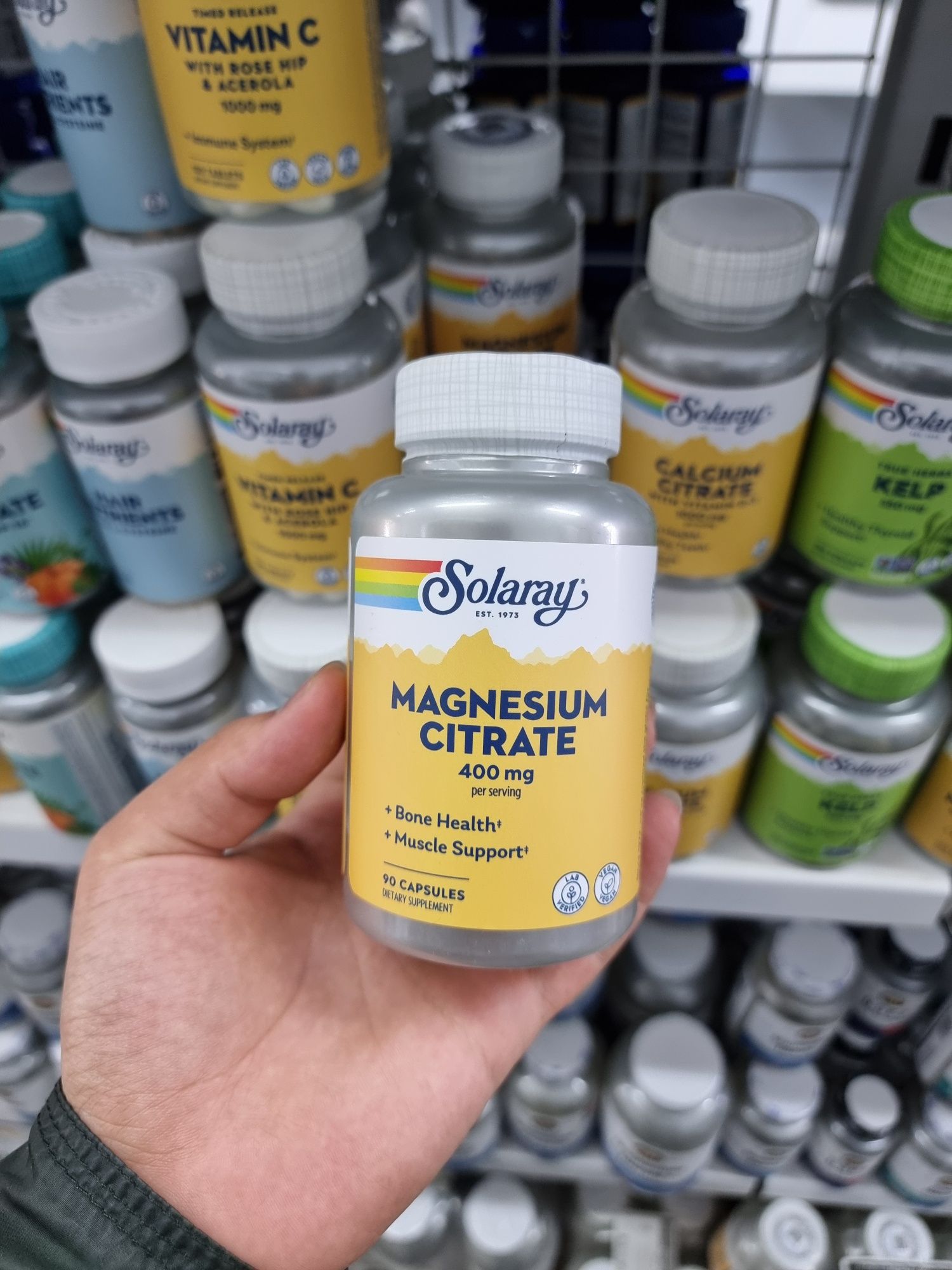 Solaray Magnesium Citrate 400mg 90capsules