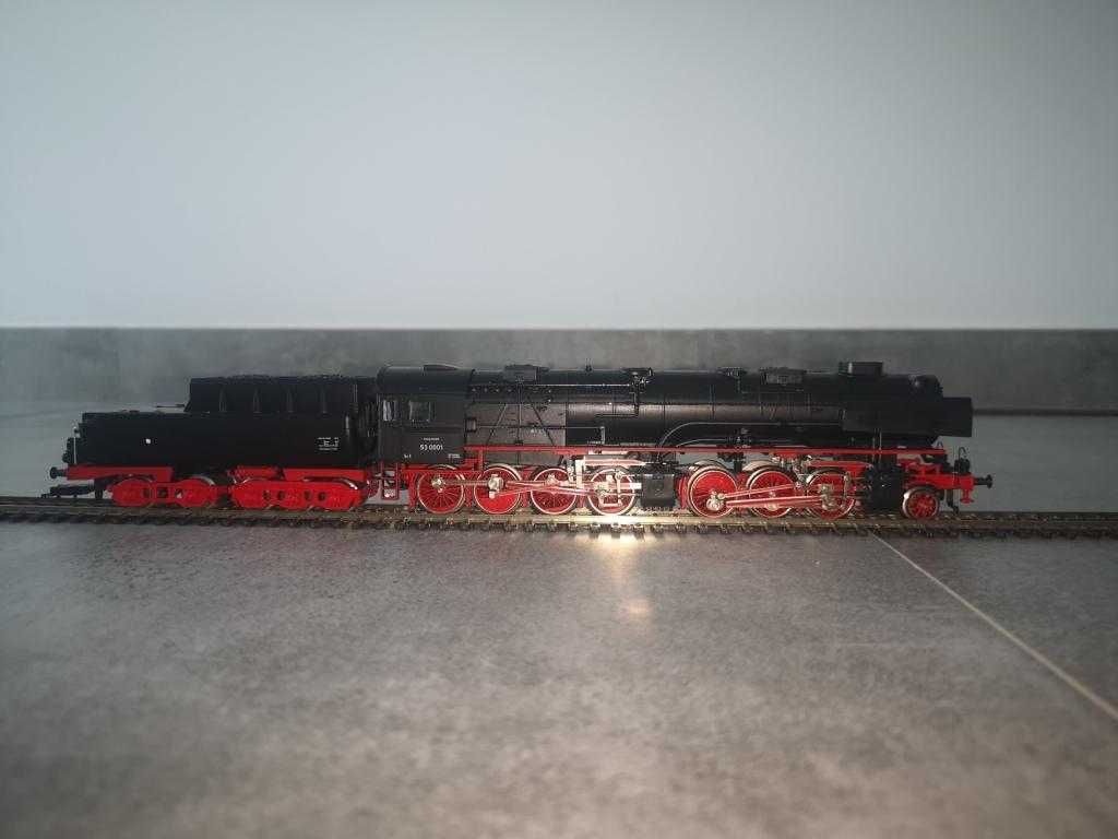 locomotiva cu aburi H0 DRG - BR 53 001 Borsig Mallet - AC Marklin