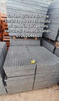 Grătare zincate galvanizat