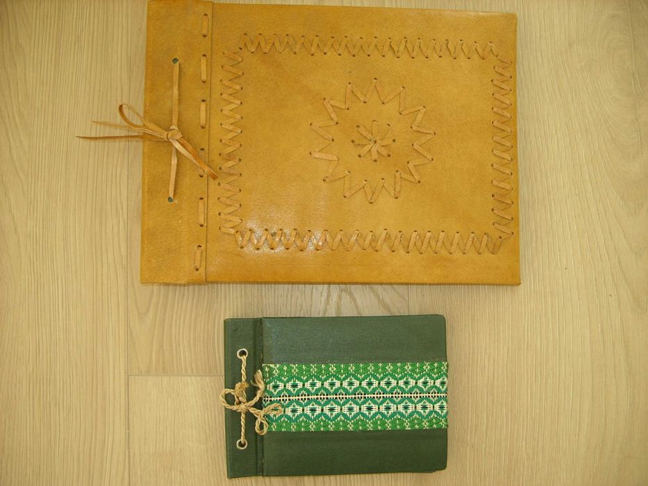 Ретро фотоалбуми и стари тетрадки, етикети