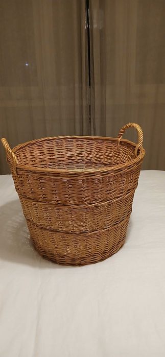 Coș mare de răchită, nou