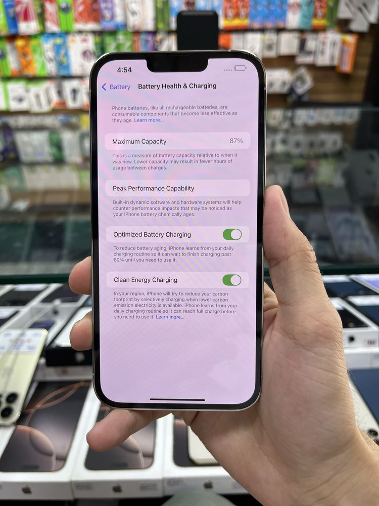 Iphone 13 Pro Max 128gb 87% White - Naqdga va halol nasiya savdoga