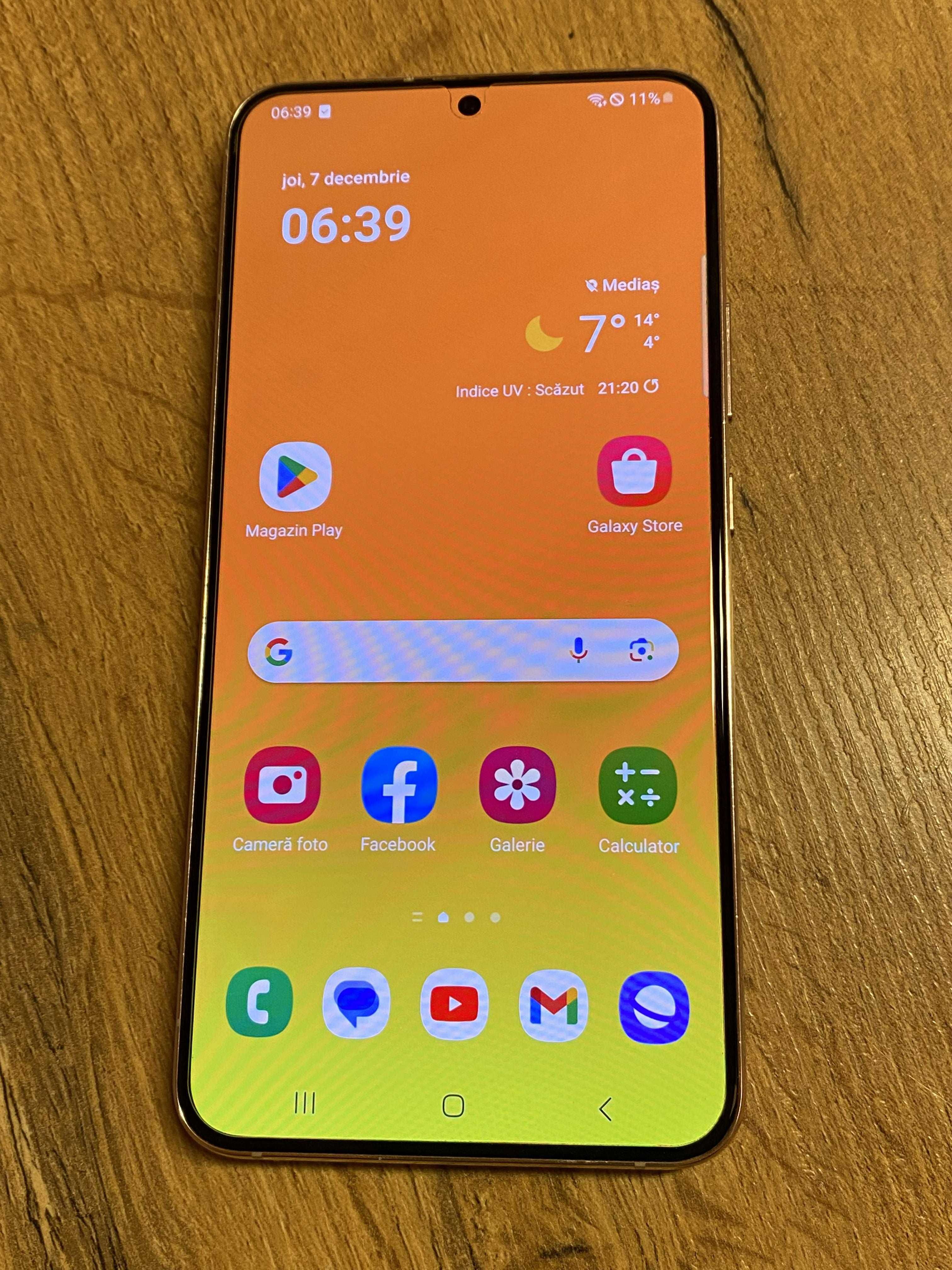 Samsung S22 Plus 5G Gold Aspect impecabil Original 100%.