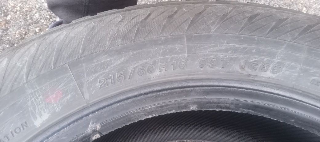 Шины Yokohama 215*60 r16 3шт за 30000!