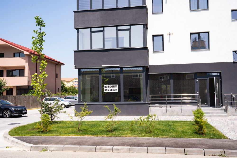 Inchiriez spațiu/spatii comerciale la parterul unui bloc nou