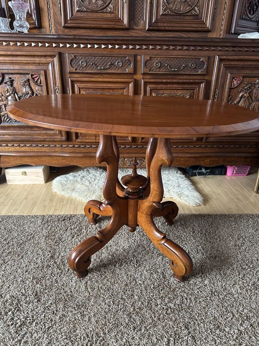 Masuta Biedermaier lemn de nuc!