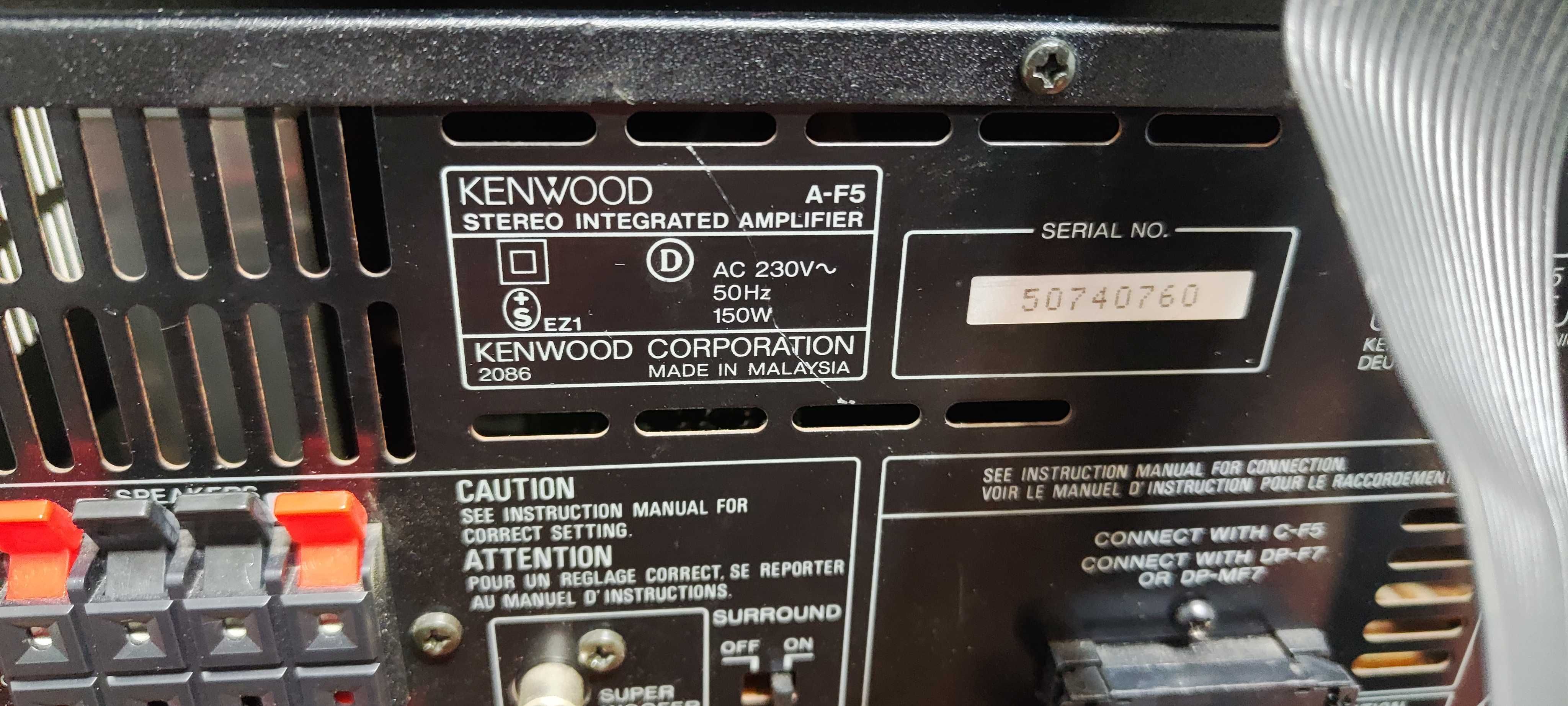 Amplificator Kenwood A-F5 Tuner / Procesor Kenwood C-F5 Linie Audio