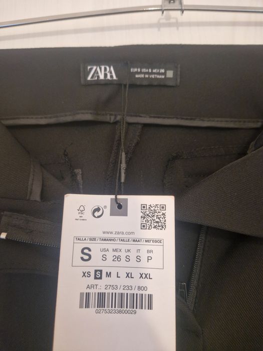 Pantaloni zara negri eleganti