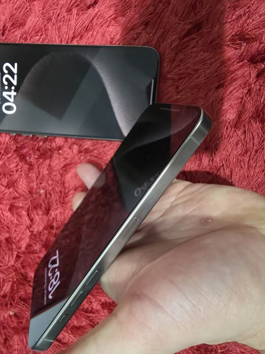 -Iphone 15Pro Max, ca Nou, 256Gb, 8Ram, ireprosabil, Natutal Titanium,