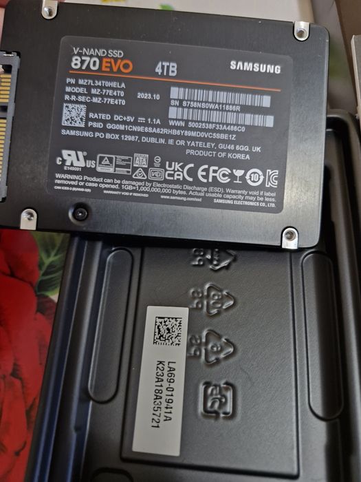 Solid State Drive (SSD) Samsung 870 EVO, 4TB, 2.5", SATA III