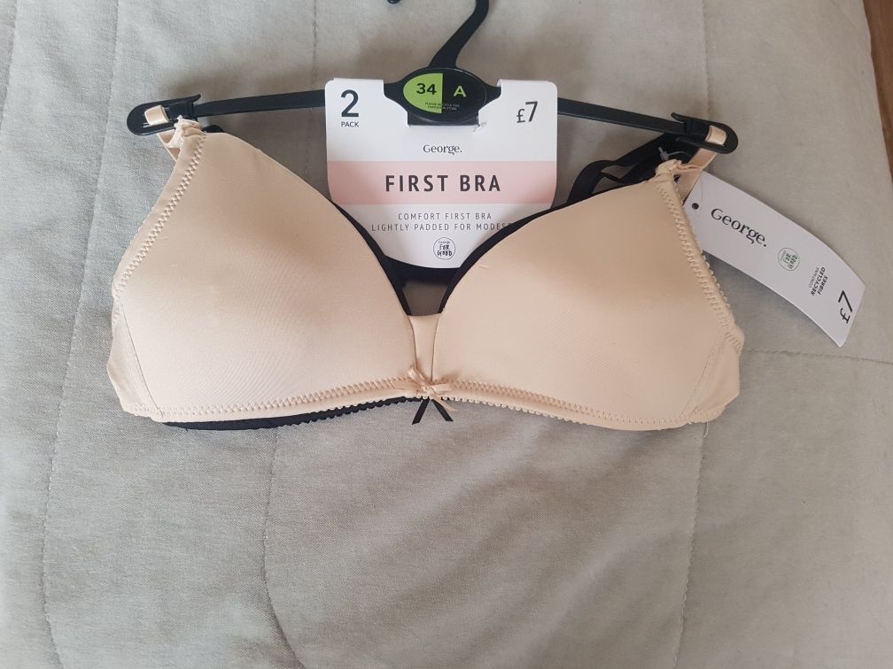 Нов комплект сутиени George First Bra  34A