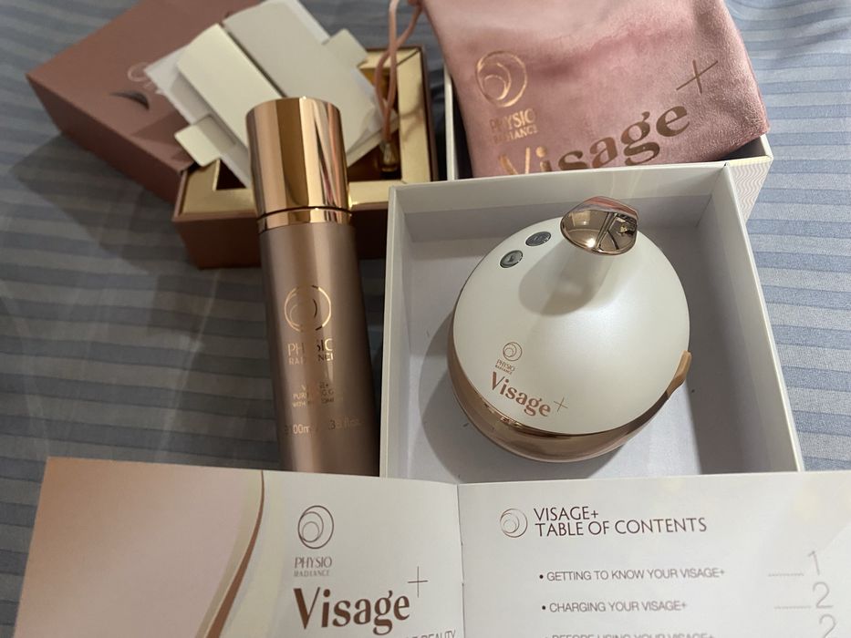 Physio Radiance Visage+ original apparat  Vsage gel ham mavjud