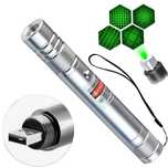 Laser Verde Pointer Profesional Pentru prezentari Constructii Argintiu
