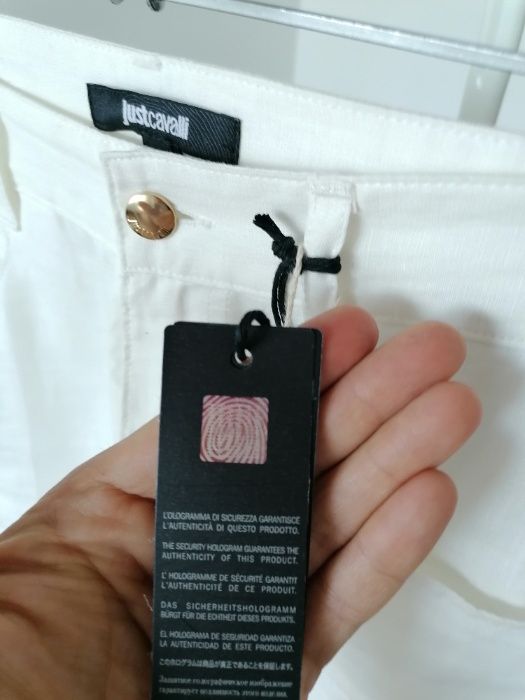 JUST CAVALLI Мъжки ленен панталон