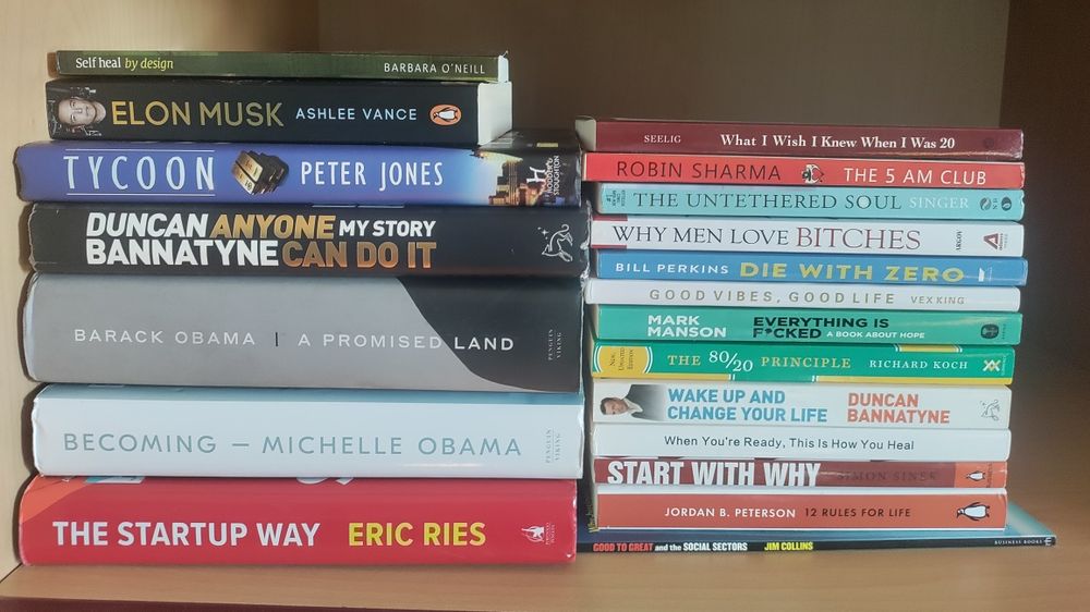 Нови и като нови книги на английски език за личностно развитие!